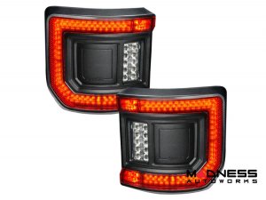 Jeep Gladiator JT Tail Lights - Flush Mount - LED - Red Lens